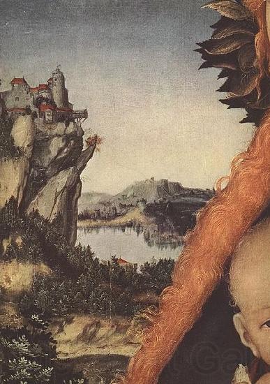 Lucas  Cranach Virgin and Child Spain oil painting art